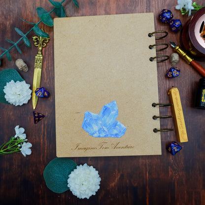 Carnet en bois Dragonnet de glace