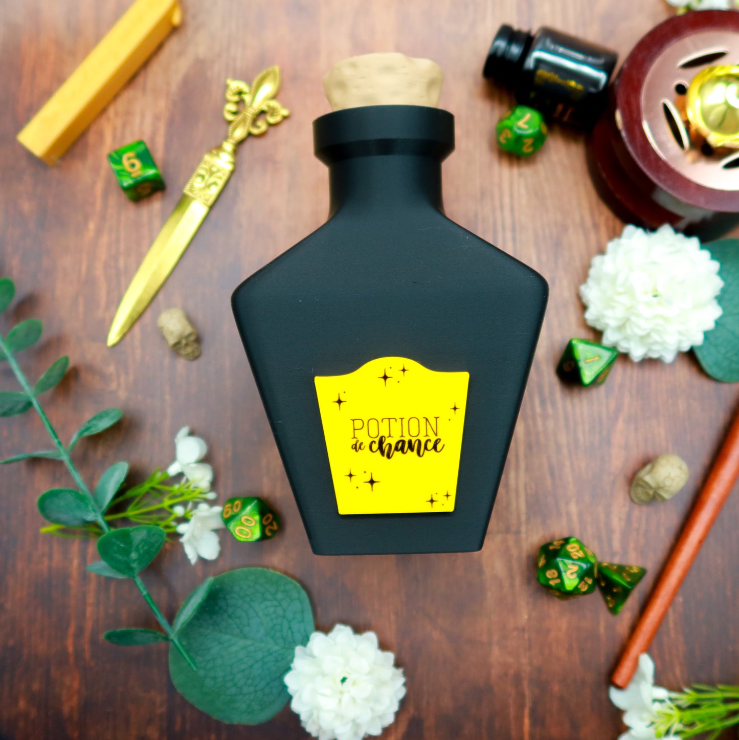Tour à dés Potion de chance Noire