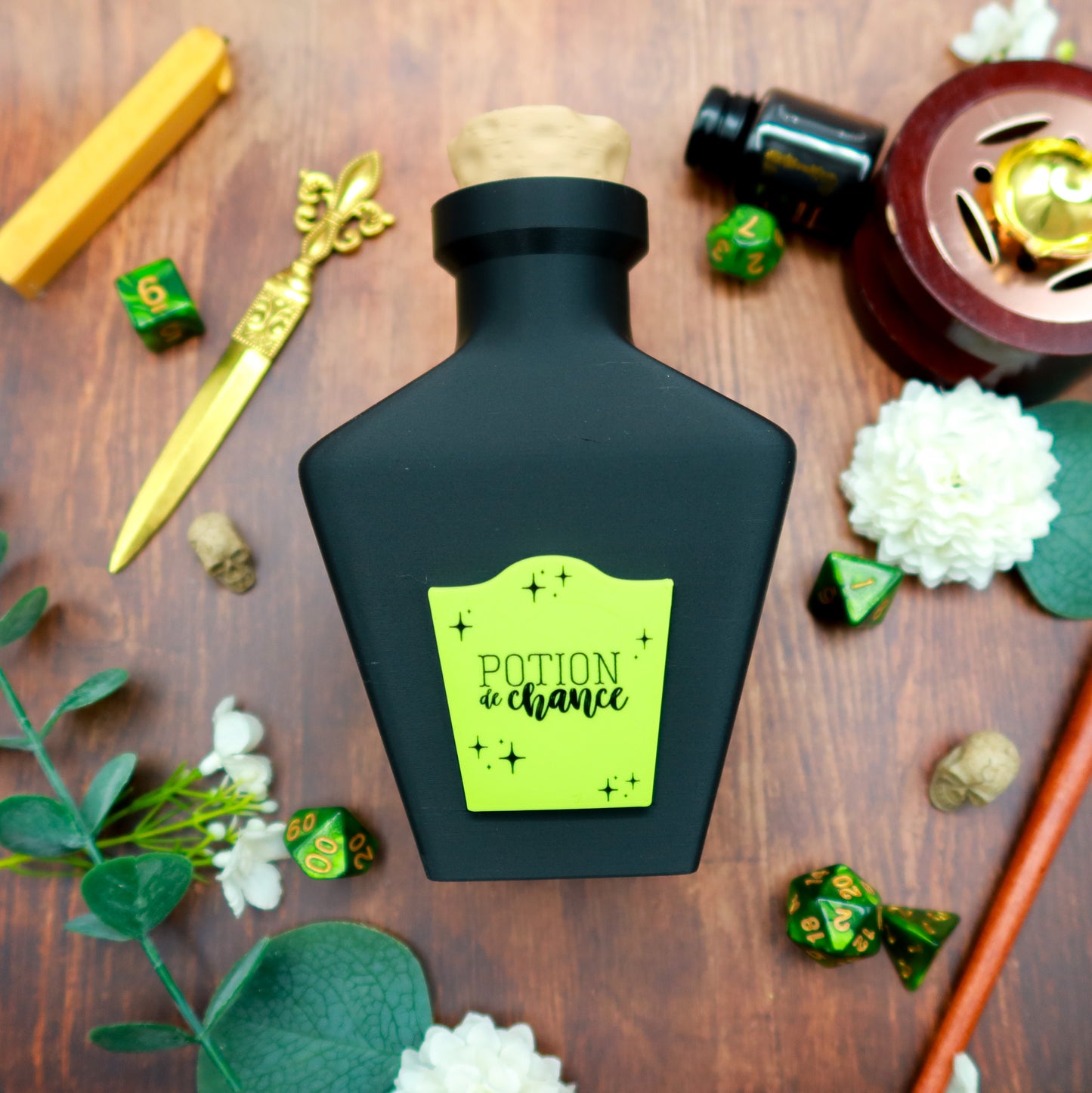 Tour à dés Potion de chance Noire