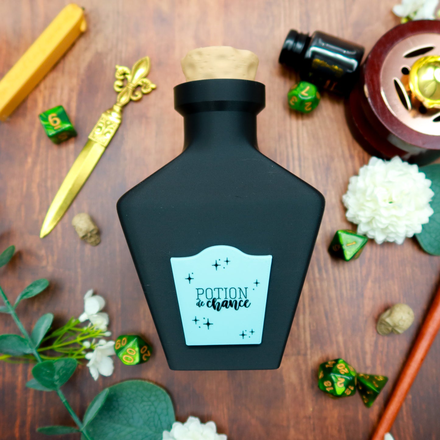 Tour à dés Potion de chance Noire