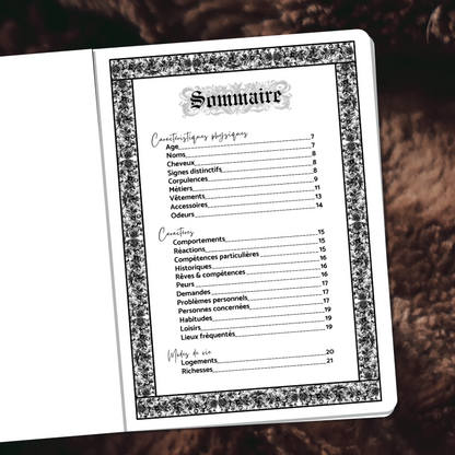 PNJ - Tables Aléatoires essentielles pour JDR solo ou sur table PDF