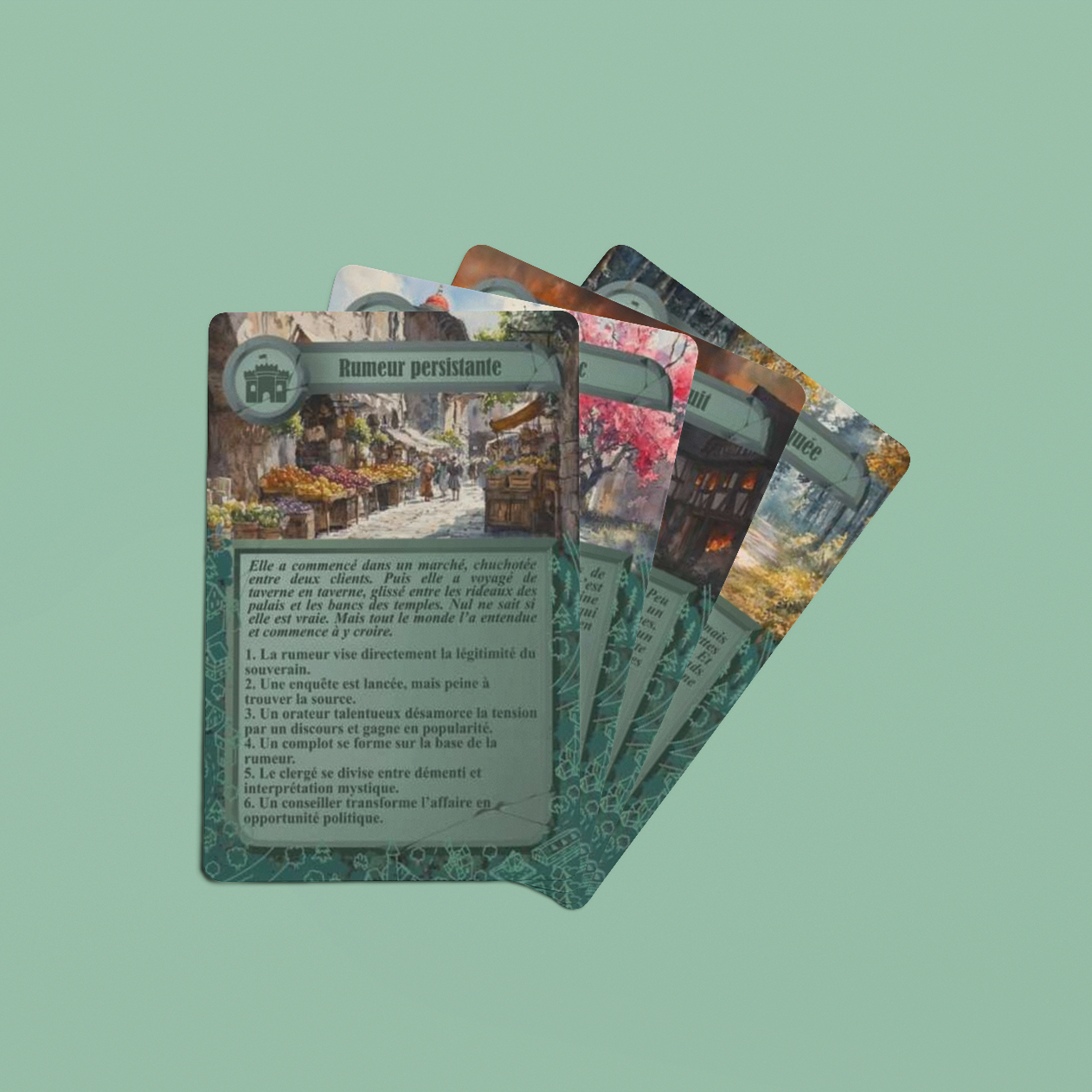 Gestion de Royaume - 25 cartes